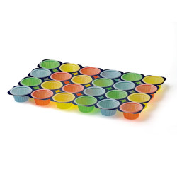 Форма для мафінів групова кольорова, d50хh40 х24шт