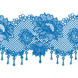 Мереживо № 1 Синє Н-60 (3шт)