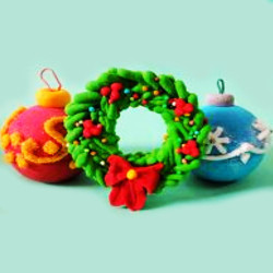 Новорічні іграшки / 24шт