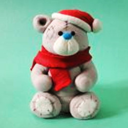Різдвяний ведмедик Н70 D45 / 24шт