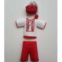 Козацький набір червоний / 36шт