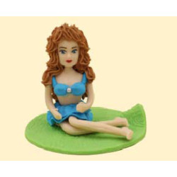 Кокетка в блакитному / 12шт