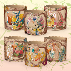 (90х85) Паперова форма для пасок 