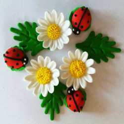 Ромашки і бедрики / 60шт