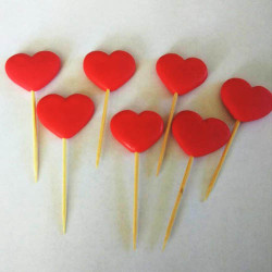 Сердечка (топери) / 16шт