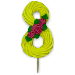 Цифра святкова №8 / 50шт