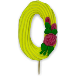 Цифра святкова №0 / 50шт