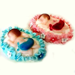 Малюк у ліжечку мікс (80 * 60) / 46шт