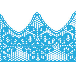 Мереживо № 2 Голубе Н-60 (3шт)