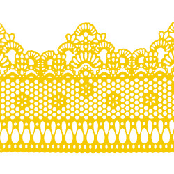 Мереживо № 3 Жовте Н-60 (3шт)