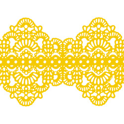 Мереживо № 6 Жовте Н-60 (3шт)