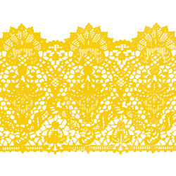 Мереживо № 8 Жовте Н-60 (3шт)