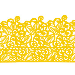 Мереживо №10 Жовте Н-60 (3шт)