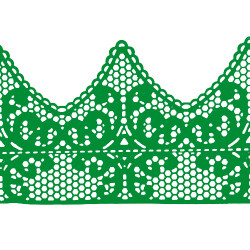 Мереживо № 2 Зелене Н-60 (3шт)