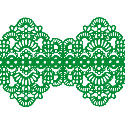 Мереживо № 6 Зелене Н-60 (3шт)