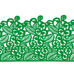 Мереживо №10 Зелене Н-60 (3шт)