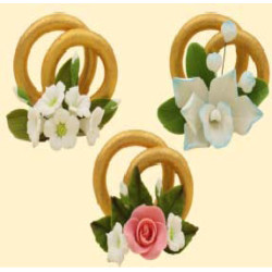 Обручки з квітами мікс 12шт / ящ