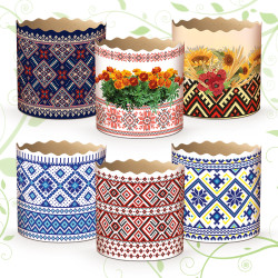 (90х85) Паперова форма для пасок 