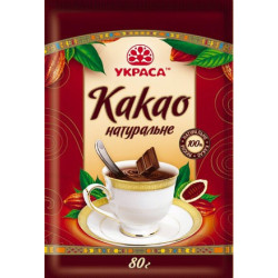 Какао натуральне 80гр / 60шт