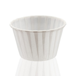 Паперова формочка з посиленим бортиком (Біла) 45 х 45мм