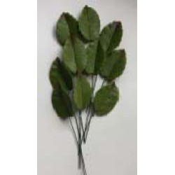 Листок троянди L=30мм тонований (10шт/50уп/ящ)