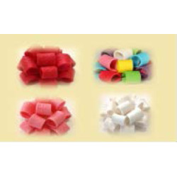 Бант об`ємний різнокольоровий / 18шт