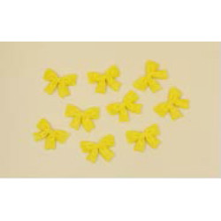 Бантики моно жовті 30 * 35мм / 50шт