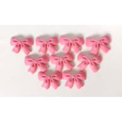 Бантики моно рожеві 30 * 35мм / 50шт