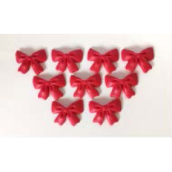 Бантики моно червоні 30 * 35мм / 50шт