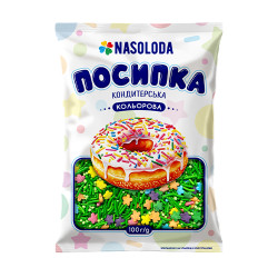 Посипка кондитерська фігурний мікс100г/60шт