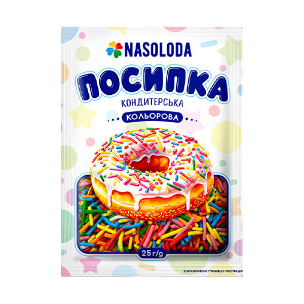 Посипка кондитерська паличка 25г Посипка кондитерська паличка 25г