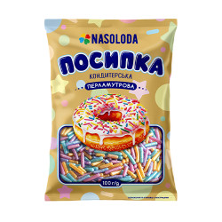 Посипка перламутрова паличка100г/60шт