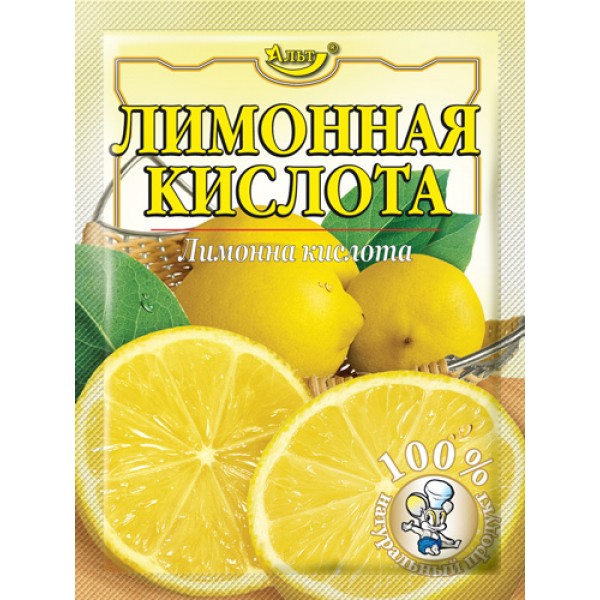 Лимонна кислота 100г / 80шт