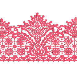 Мереживо №14 Рожеве Н-60 (3шт)