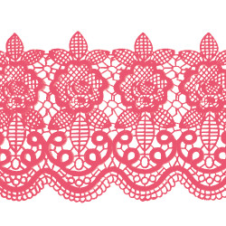 Мереживо №16 Рожеве Н-60 (3шт)