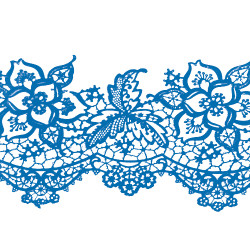 Мереживо №11 Синє Н-60 (3шт)