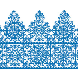 Мереживо №15 Синє Н-60 (3шт)