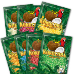 Кокосова стружка (Асорті) 25г / 200шт
