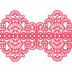 Мереживо № 6 Рожеве Н-60 (3шт)