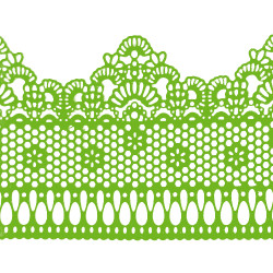 Мереживо № 3 Салатове Н-60 (3шт)