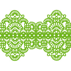 Мереживо № 6 Салатове Н-60 (3шт)