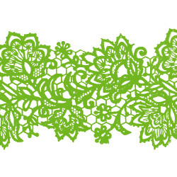 Мереживо № 7 Салатове Н-60 (3шт)