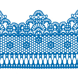 Мереживо № 3 Синє Н-60 (3шт)