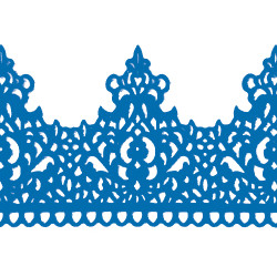 Мереживо № 5 Синє Н-60 (3шт)