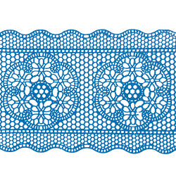 Мереживо № 9 Синє Н-60 (3шт)