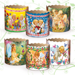 (90х85) Паперова форма для пасок 