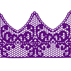 Мереживо № 2 Фіолетові Н-60 (3шт)