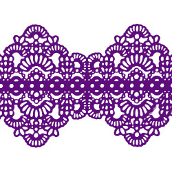 Мереживо № 6 Фіолетові Н-60 (3шт)