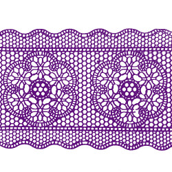 Мереживо № 9 Фіолетові Н-60 (3шт)