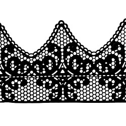 Мереживо № 2 Чорне Н-60 (3шт)